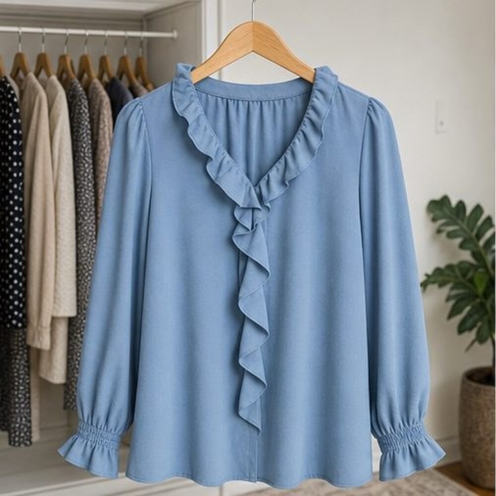 Blue Cami Blouse